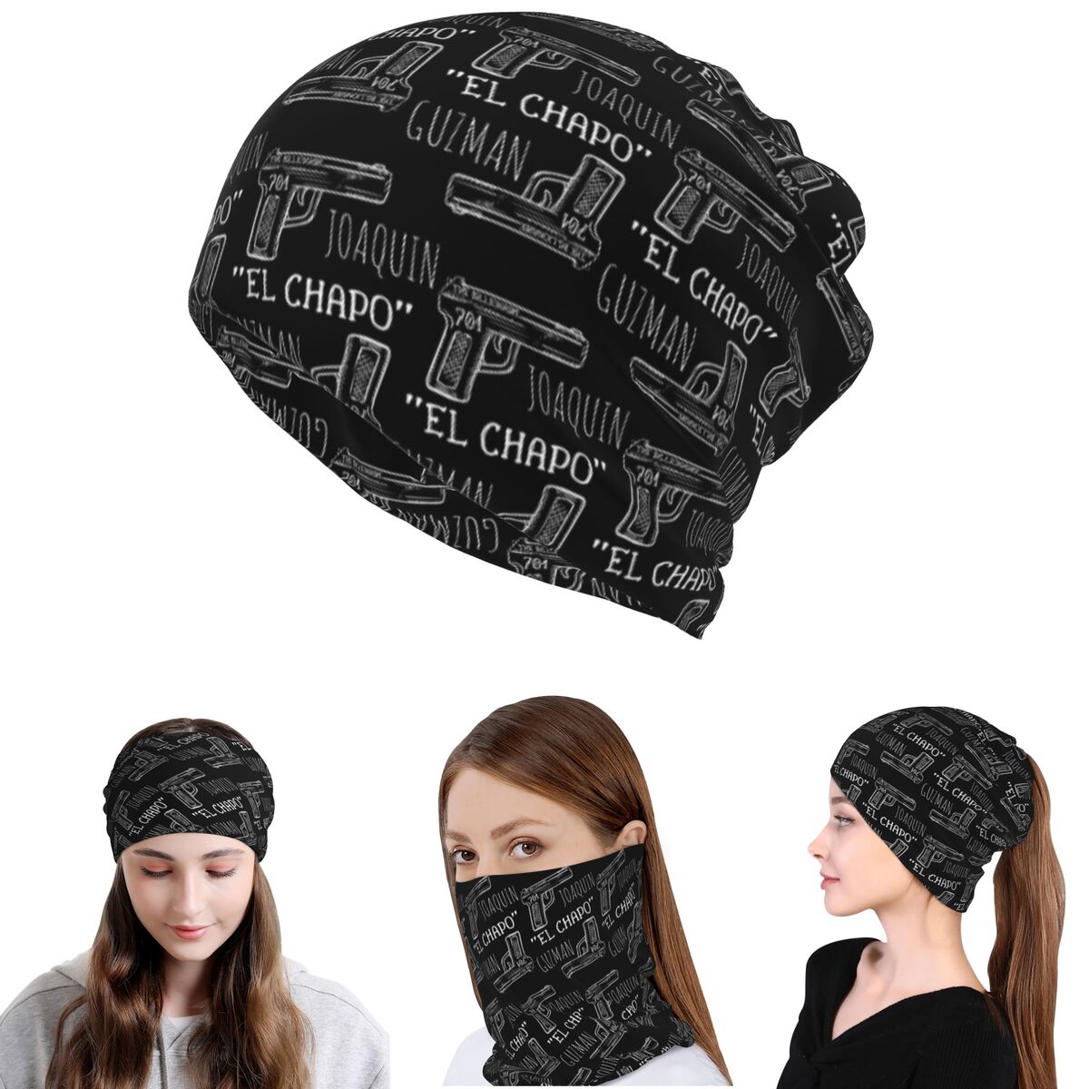 Joaquin El Chapo Guzman Narcos - Knit Beanie Hat Warm reseña y precio